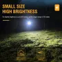 V8 800LM Strong Light EDC Portable LED Flashlight USB Rechargeable Built-in 18650 Battery Mini Torch Outdoor Emergency Light