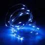 4M 40 LED Silver Wire Fairy String Light Battery Powered Waterproof Xmas Party Decor