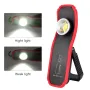 Portable COB LED Flashlight USB Charging Magnetic Lantern Camping Torch Hook Lamp High-Low Modes Lighting Work Light