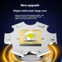 USB Rechargeable Dual Light Powerful LED Flashlight Zoomable Torch with Magnetic Bracket Outdoor Waterproof Camping Fishing Lantern