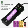 [USA Direct] K1 Single Slot with USB Port Universal Li-ion Battery Charger Intellegent Charger for Flashlight RC Toys Home Tools Battery Charger For Li-ion 18650 21700 26650 AA AAA Batteries Cell