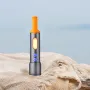 Linterna BIKIGHT potente de 1000 m con zoom de largo alcance, batería de 1200 mAh, tipo C, recargable, para acampar