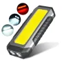 Powerful XPE LED+COB Dual Light Sources Work Light 4000mAh Power Bank Flashlight TYPE-C Rechargeable With Magnet Outdoor Camping Emergency Lantern