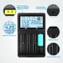 [USA Direct] D4-4 Slot with LCD Screen Universal Rechargeable Battery QC Charger For Li-ion 18650 21700 26650 AA AAA Batteries Cell Flashlight RC Toys Home Tools Battery