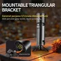 30W LED Ultra Bright LED Flashlight With COB Sidelight, 52cm Adjusted Tripod and Battery, Multifunctional Long Beam Digital Display White Light LED COB Torch for Outdoor Camping Fishing Desk Lamp