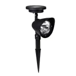 4LED Spotlight Lawn Solar Spotlight 600mAh Lithium Battery Outdoor Solar Power Lamp with Automatic On Off Sensor Waterproof Garden Lamp