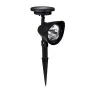4LED Spotlight Lawn Solar Spotlight 600mAh Lithium Battery Outdoor Solar Power Lamp with Automatic On Off Sensor Waterproof Garden Lamp