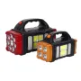 Portable Solar LED Flashlight With COB Work Lights USB Rechargeable Handheld Camping Light 4 Lighting Modes Outdoor Powerful Solar Torch Light