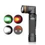 Nicron B70 1200LM 90 Degree Rechargeable LED Flashlight Black Headlamp Magnet Clip Handfree Ultra Bright LED Torch Headlight