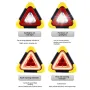 BIKIGHT Solar Emergency Triangular Roadside Warning Light USB Super Bright LED Work Lights for Car Repairing Camping Hiking Hunting
