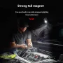 400Lumens COB Flashlights Magnetic Hook Dual Light Torch 4 Lighting Modes USB C Recharge Car Repair Light