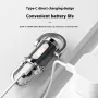 Multifunctional Mini LED Keychain Flashlight with UV Light USB Rechargeable Waterproof LED Keyring Practical Inspection Work Light Outdoor Activities Key Chain Light