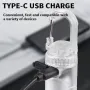 LED Mini Flashlight Type-C USB Rechargeable 1500mAh IPX4 Waterproof (S30B LED)