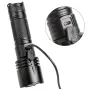 P50 LED Powerful Zoomable Flashlight USB Rechargeable Outdoor Camping Zoom Flash Light Super Bright Portable LED Torch Lamp