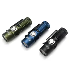 Fitorch ER16GT 1350LM Kompakte EDC LED-flitslig met 18350 battery USB herlaaibare kragtige mini-fakkel draagbare buitelugklemlig