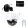 Solar Powered LED Wall Light Outdoor Security Lamp Split Design with Motion Sensor & Camera-Style Design Waterproof for Garden Patio & Yard Lighting