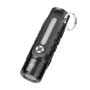 LED Mini Waterproof USB-C Rechargeable Flashlight with Clip & Magnetic Metal Conveniently Flashlight Suitable for Hiking Camping
