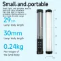 Lampu Fotografi RGB 2700-7500K Magnet Fotografi Mini Genggam Lampu LED Tabung Tongkat Lampu Untuk Video Vlog Lampu Pengisi
