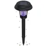 Solar Powered Mosquito Killer Lawn Light Outdoor Zapper IP65 Waterproof UV Attraction & Electric Grid for Garden