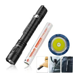 Linterna táctica Lumintop P2A Modo dual 1200 lúmenes EDC Linterna 330 metros USB TIPO C 14100 / 2 * Linterna de batería AA Linterna EDC portátil