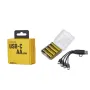 4 Pack NITECORE NH2400 1.5V 2400mAh USB-C Charging AA Battery with 4-split Charging Cable Rechargeable Li-ion Batteries For Flashlights Home Tools Remote Control RC Toys