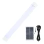 LED Güneş Enerjili Acil Durum El Feneri Kancalı Asılı Taşınabilir Fener Kısılabilir Çok İşlevli Tip-C Şarj Açık Hava Ekipmanları için