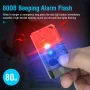 V10L EDC Mini Flashlight 1000LM 100M Range Torch Rechargeable Waterproof Keychain Blue Red UV White Warm Light