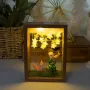 The Little Prince Night Light Handmade DIY Photo Frame Starry Fox Rose Fairy Tale Home Decor Bedroom Lamp Ornament Birthday Gift