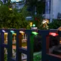 4PCS সোলার ডেক লাইট LED ওয়াটারপ্রুফ আউটডোর সোলার চালিত LED স্টেপ লাইট ডেক সিঁড়ি প্যাটিও পাথ ইয়ার্ড গার্ডেন ডেকোরের জন্য