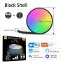 Elfeland 24W 30cm Smart LED Ceiling Light RGB+White Light WiFi APP & Voice Control 3000K~6500K Dimmable Works with Alexa & Google
