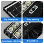 50W Outdoor Solar Street Light with Motion Sensor Light Sensor IPX4 Waterproof 3 Light Modes LED Floodlight