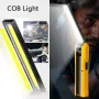 Multifunction Portable COB Working Light Magnetic Flashlight LED Work Lamp with Magnet Rotatable Rotatable Hook Torch Light
