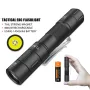 TUNENGE S21 880LM 200M Mini Clip Flashlight with Battery & Diffuser Magenetic Tail Rechargeable Tacitical Switch Pen-shape LED Torch 14500/AA Battery EDC Flashlight for Hiking Camping Outdoor Emergency
