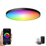 Elfeland 24W 30cm Smart LED Taklampe RGB + Hvitt Lys WiFi APP & Stemmekontroll 3000K ~ 6500K Dimbar Fungerer med Alexa & Google