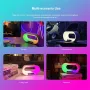 多機能 3 in 1 LEDナイトライト アプリコントロール RGB 雰囲気のあるデスクランプ スマート多機能 ワイヤレス充電器 目覚まし時計