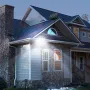 Solar Light Outdoor 3 Working Mode Motion Sensor Solar Remote Control LED Garden Wall Lamp Outdoor Light IP65 Waterproof