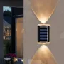 Solar Lamp Wall Lamp Up And Down Light Outdoor Wall Washing Lamp Balcony Lighting Night Light