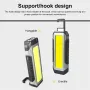 Powerful XPE LED+COB Dual Light Sources Work Light 4000mAh Power Bank Flashlight TYPE-C Rechargeable With Magnet Outdoor Camping Emergency Lantern