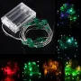 2M 18 LED Battery Operated Xmas Four leaf Clovers String Fairy Lights Party Wedding Christmas Decor