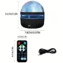 LED Ocean Wave Projector LED Night Light USB Rechargeable Ripple Atmosphere Lamp for Bedroom, Home Theater, Room Decoration, Holiday Gift, Wedding