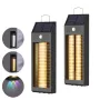 Elfeland LED Motion Sensor Solar Wall Light Waterproof Dual White & RGB Wash 400lm Front Door Decoration Solar Lamp