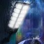 504LED Motion Sensor Solar Street Light Outdoor Home Garden Light Super Bright Waterproof Remote Control Human Body Induction 3 Lighting Mode