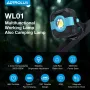 Astrolux® WL01 1000LM Work Light Super-Bright Type-C Rechargeable Camping Lamp with 9000mAh Power Bank 2600-6000K Dimmable Construction Spotlight with IP65 Waterproof Portable Floodlight Search Light for Power Cuts, Tent, Camping, Emergencies etc