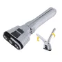 Multi Light Sourch Multifunctional Flashlight Solar Power Bank Outdoor USB Folding Camping LED Light Magnetic Work Light Warning Lamp