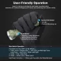 Astrolux® WP5 1350M Long Distance Throwing LEP Flashlight 3in1 with 1200LM LED Flood Light & Red Blue AUX Light EDC Strong Spotlight Waterproof Search Torch With Type-C Charging 21700 Li-ion Battery
