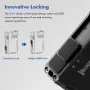 WUBEN G5 400 Lumens Rechargeable EDC LED Keychain Flashlight with RGB Light Dual Light Sources Mini LED Torch Portable Pocket Light EDC Survival Tools For Outdoor