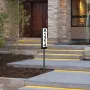 Outdoor Door Number Light Solar Powered Doorplate Light Double-sided Solar Ground Plug Waterproof LED Letter Number Plate Indicator Light