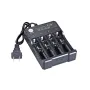 BMAX 4 Slot 18650/14500/16650/16340 Li-ion Battery Charger EU Plug AC Plug Portable Charger