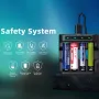 XTAR L4 AAA AA Battery Charger 4 Slots Intelligent LED Indicator Fast Charging USB Flashlight Charger for 1.5V Li-ion / 1.2V lithium NiMH Batteries