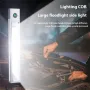 Penna luminosa multifunzione PPT, lampada da lavoro ad assorbimento magnetico ad alta luminosità, luce di manutenzione, luce di inondazione, luce laterale di ricarica di tipo C